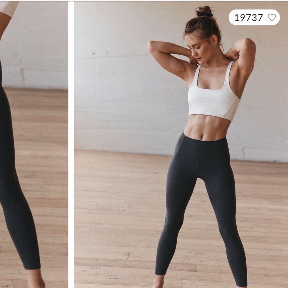 Free People Never Better Leggings Size M color dark shadow